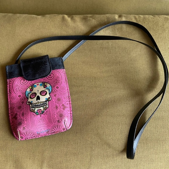 Handbags - Handmade Dia De Los Muertos Crossbody Bag